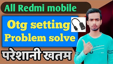 redmi note 8 otg setting | otg cable connect mobile | redmi 8 otg connect