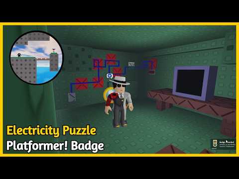How to get the Platformer Badge in Electricity Puzzle (Roblox)