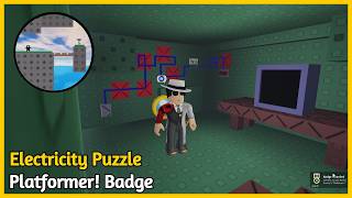 How to get the Platformer Badge in Electricity Puzzle (Roblox) screenshot 3