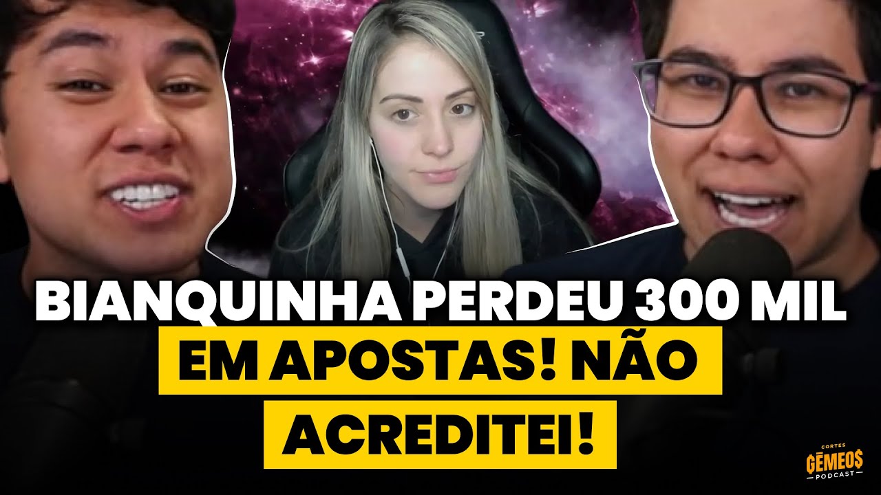 BIANQUINHA VICIADA EM BETS PERDE TUDO!