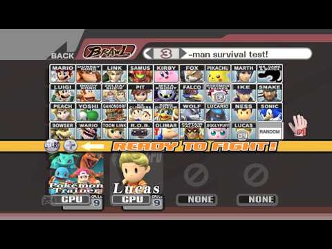 Super Smash Bros. Brawl - Battle #158: Pokémon Trainer vs Lucas