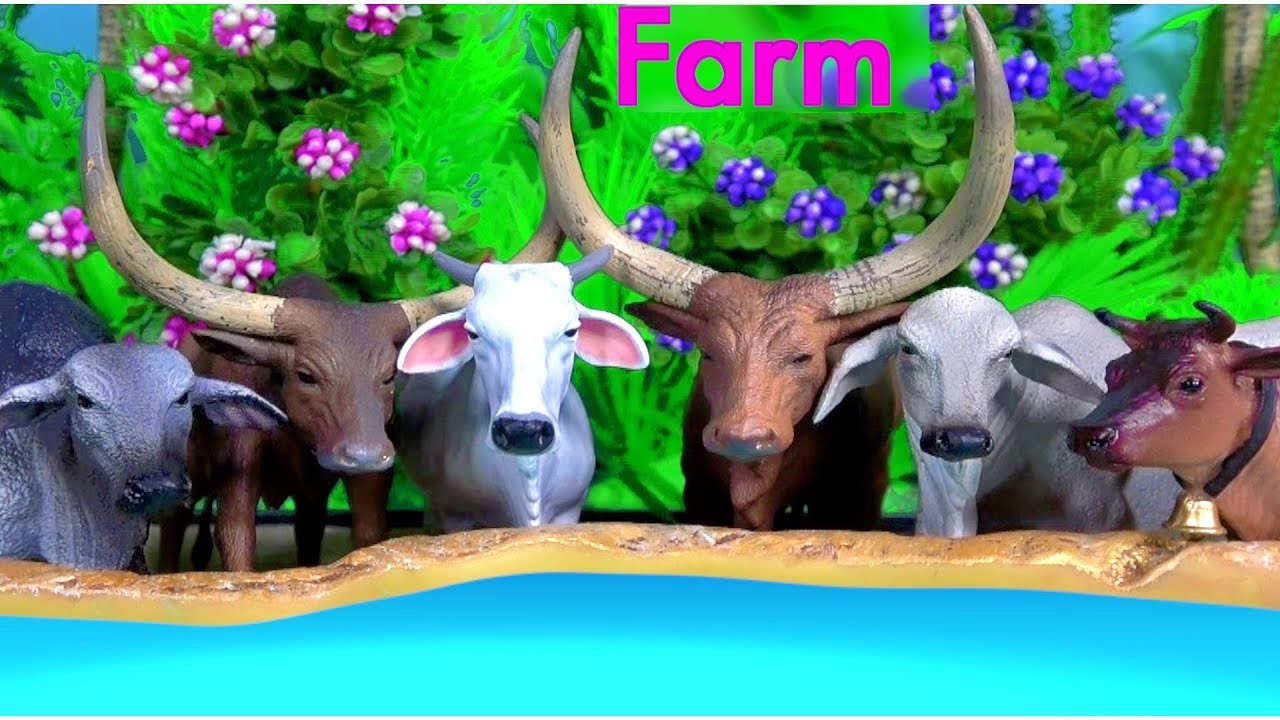 sea of thieves Farm Animal Toys For Kids Cows Goats Sheep Learn Animal Names and Sounds Learn Colors