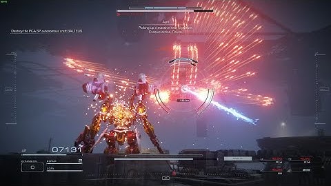 Armored Core VI - AAP07 BALTEUS no future parts (800 damage....Almost no damage)