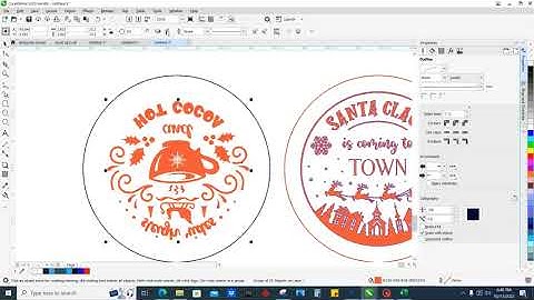 how to lay out glass Christmas ornaments in Corel draw and rdworks for laser engraving