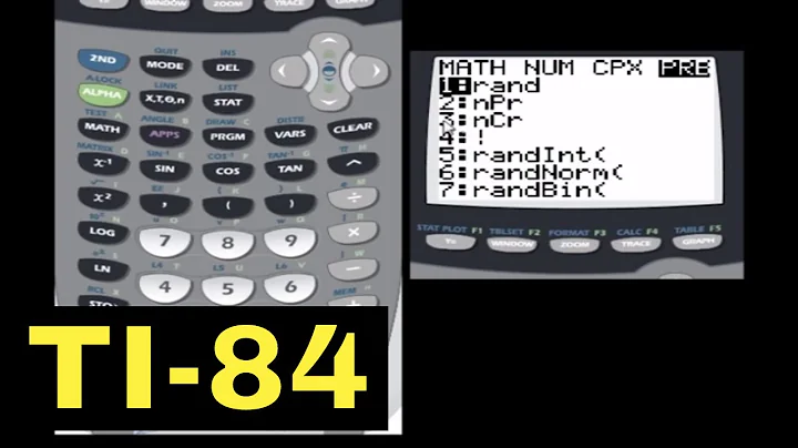 TI-84 Calculator - 28 - Permutations, Combinations, Factorials