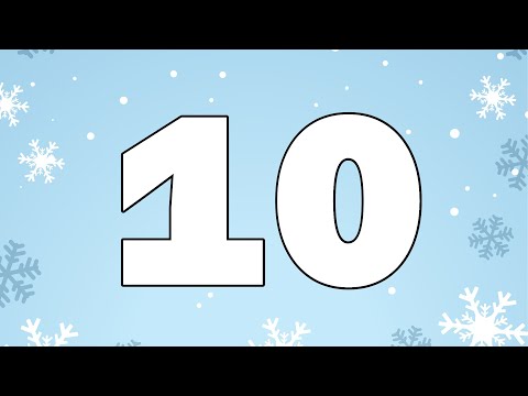 Winter Countdown Timer - 10 seconds