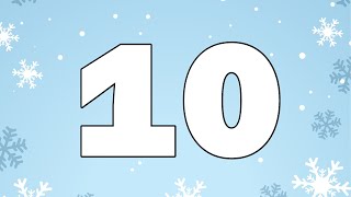 Winter Countdown Timer - 10 seconds