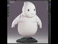 Ghost Cartoon Resizable ArtToy - 3d printable files