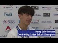 2018 British Championships: Harry Zain-Prosser (Cadet -60kg Champion)