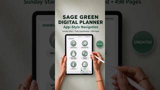 Sage Green Digital Planner for GoodNotes