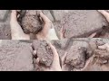 brown sand | dry floor crumbling, crispy satisfying asmr, sleepaid | crunchy floor crumbling