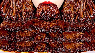 Asmr Y Black Bean Enoki Mushrooms 짜장불닭팽이버섯 먹방 咀嚼音えのき Eating Sounds Mukbang Zoey Asmr