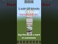 Part 20 (last vid 105 blocks) 🙏😭 #minecraft