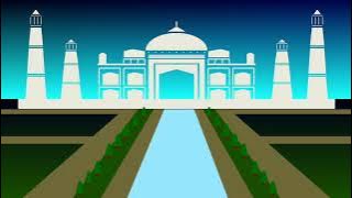 Creating a Stunning Taj Mahal Drawing using Computer Graphics #tajmahal  #opengl  #computergraphics