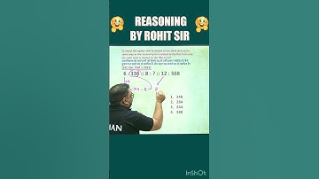 NUMBER ANALOGY | REASONING BY ROHIT SIR | #shorts #ssc #ssccgl #sscchsl #reasoning #radianmensa