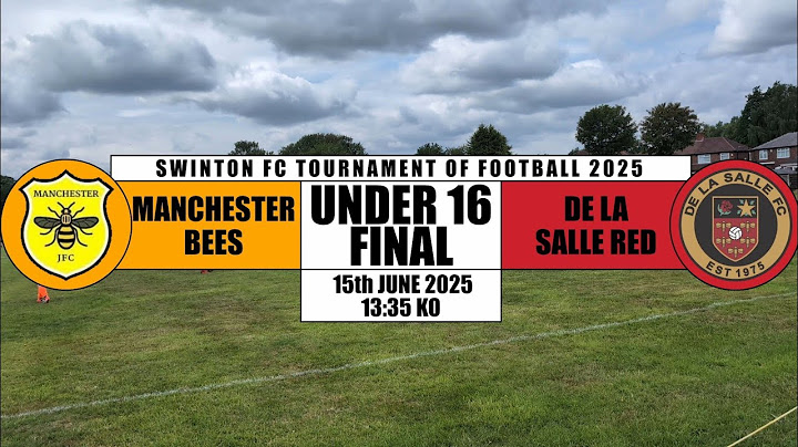 Full Match. Manchester Bees v Da La Salle Reds. Swinton FC Tournament Of Football 2025