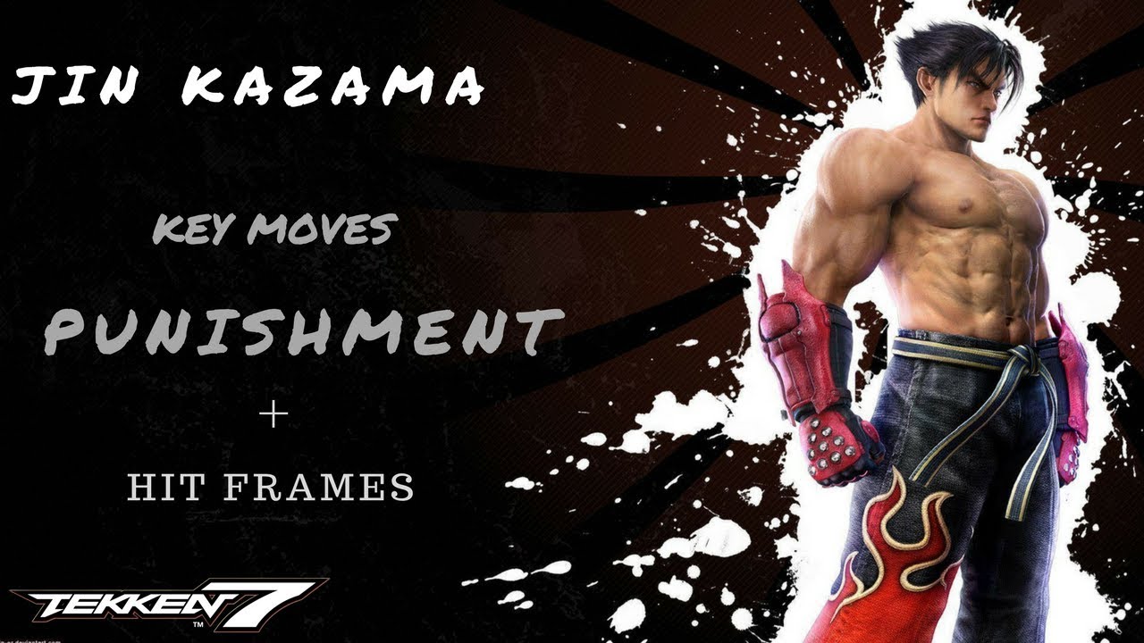 Tekken 7 Jin kazama Key Moves "Punishment Tutorial " - YouTube