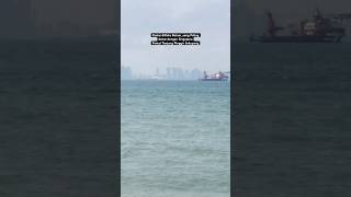 Tinggal Berenang Kayanya Sdanai Ke Negara Tetangga Singapura Suasana Pantai Tanjung Pinggir Batam
