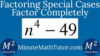 Factor n^4-49