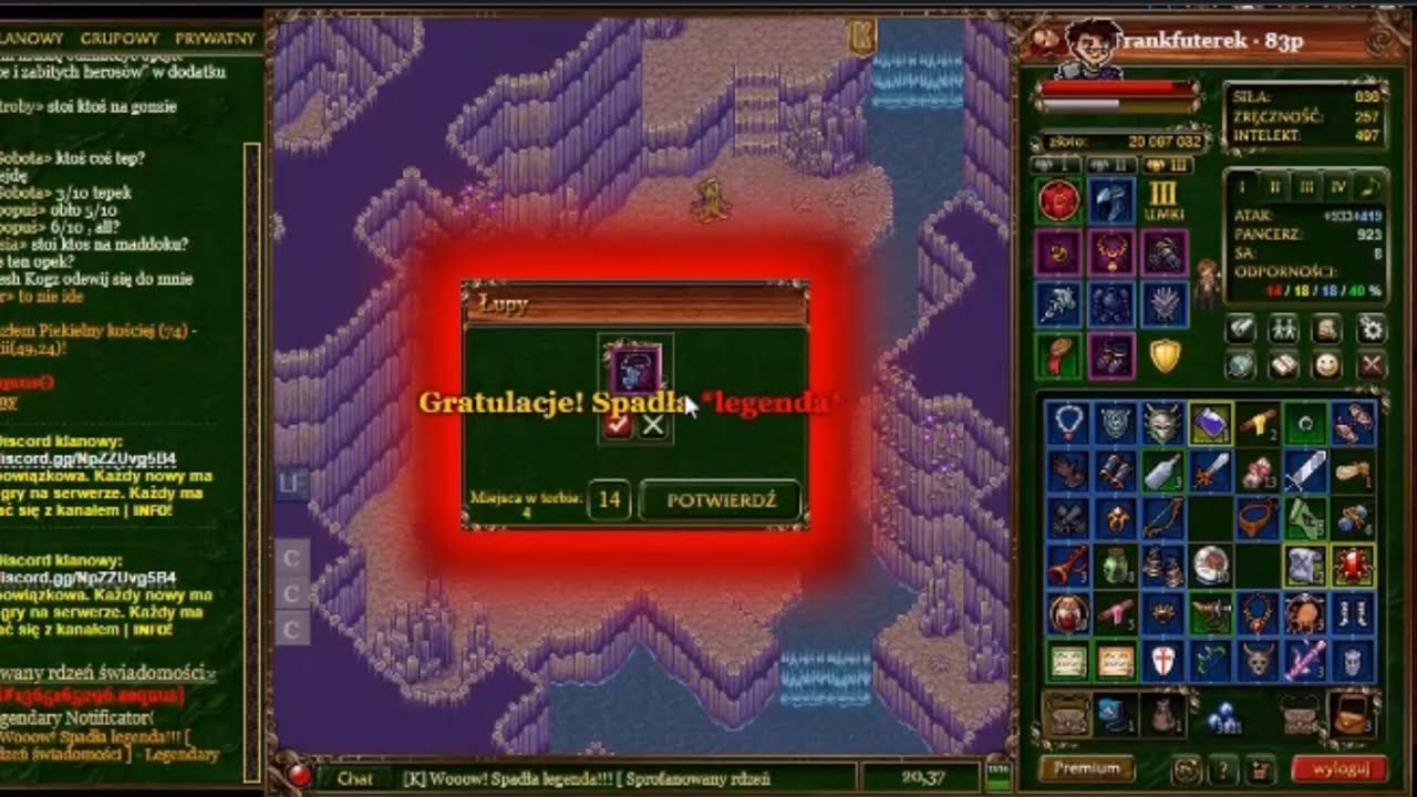 Margonem Aequus mix legend Gwiazdka 2020/Urodziny Margonem 2021