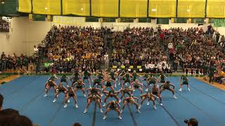 North Hunterdon Cheerleaders at Fall Kick Off Pep Rally 2017