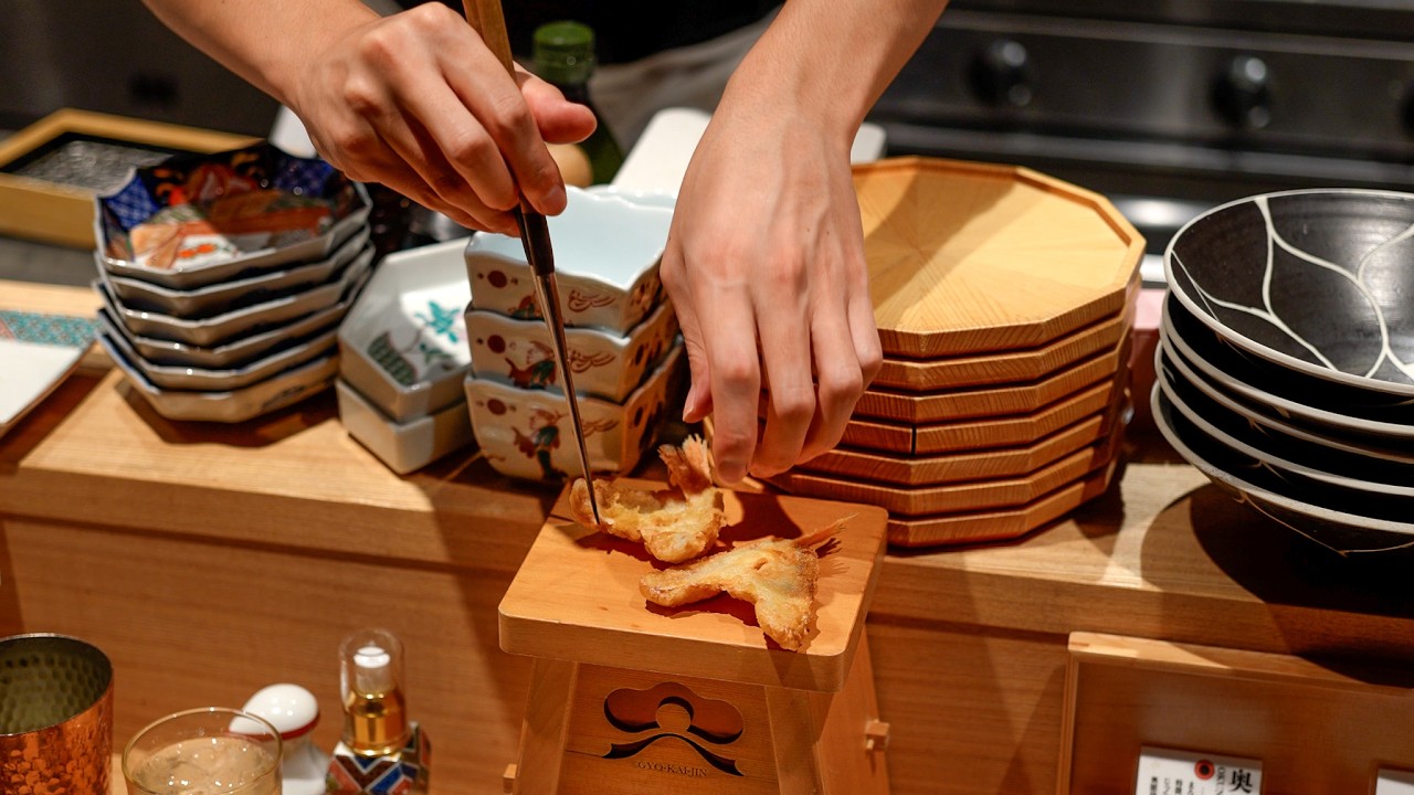 Ресторан японской кухни «Канадзава» с морепродуктами, вагю, сашими из одена, темпура, суши и крабами