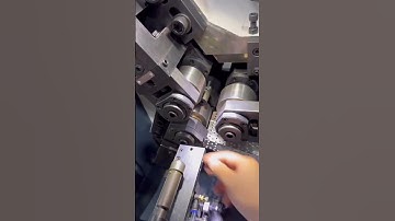 3-Roller hydraulic thread rolling machine#threadrollingmachine#threadrollingdie#factory#cnc#screws