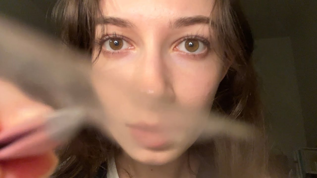 asmr - removing tape from your face  ✨ visual triggers, tape sounds, close personal attention