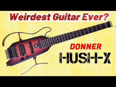 Just how small is this? Checking out the HUSH-X guitar from Donner - Demo/Review #guitarreview
