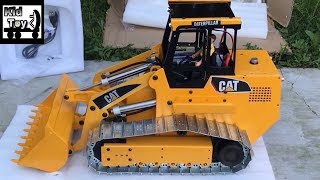 RC TRACK LOADER FULLMETAL HYDRAULIC UNBOXING || TOY REVIEW AND GET DIRTY || flysky
