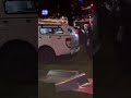 Car ploughs into pole on busy party strip | 9 News Australia