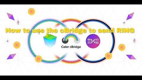 How to use the Celer cBridge to send RING, USDC, USDT !! #interoperability #crosschain