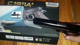 Nirepair na Spring Pistol | Testing at 5 meters | Accuracy Test | C.1911A+