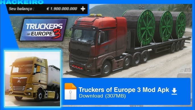 TRUCKERS OF EUROPE 3 APK MOD DINHEIRO INFINITO VERSÃO 0.39.0