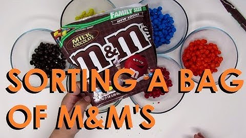 [SORT]x[ASMR] - SORTING A BAG OF M&M