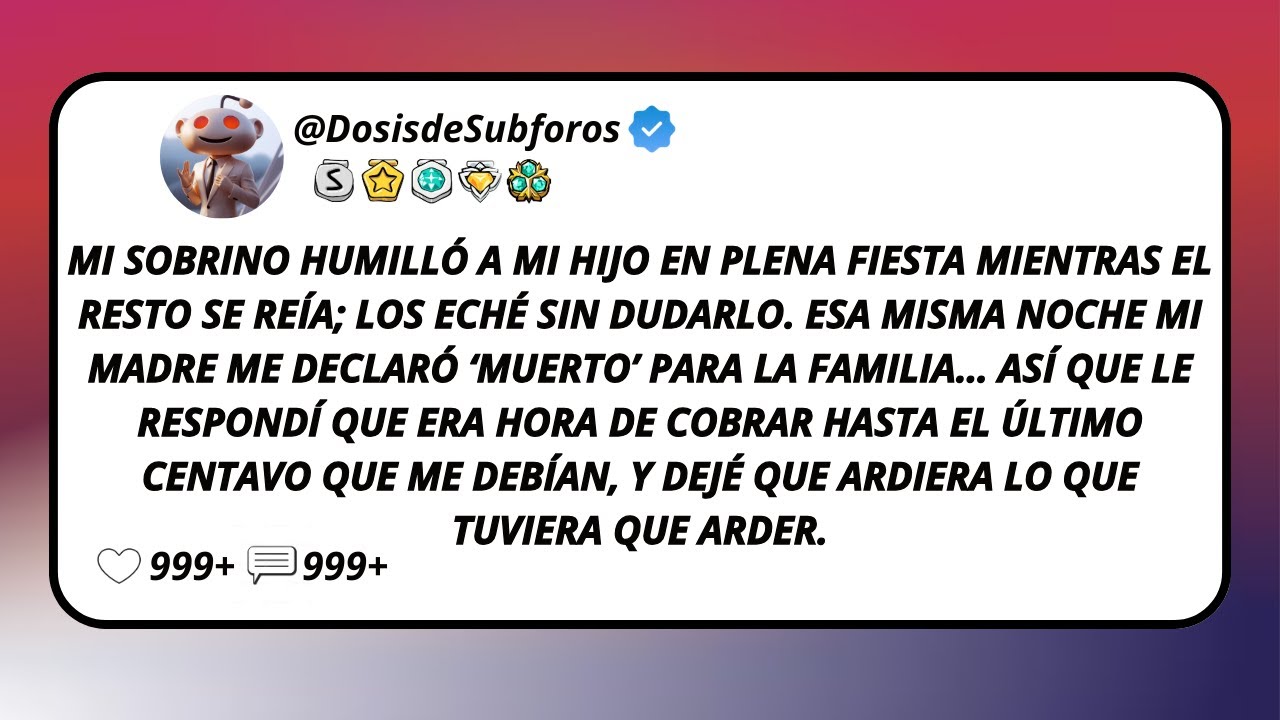 Mi Sobrino Humilló A Mi Hijo En Plena Fiesta Mientras El Resto Se Reía; Los Eché Sin Dudarlo. Esa...