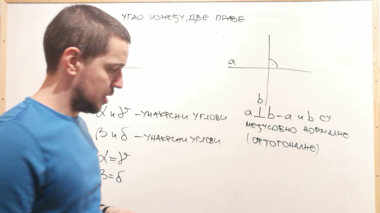 Ugao između dve prave [peti razredy