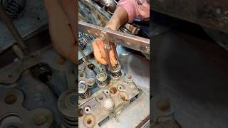 Engine Head Valve Lock Fitting #engine #head #rebuild #shortsfeed #viralshorts #shorts