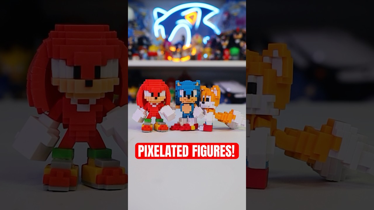 NEW! Sonic The Hedgehog Pixelated Figures! 