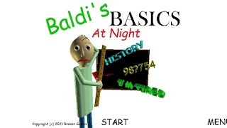 Baldi's Basics At Night - On Android