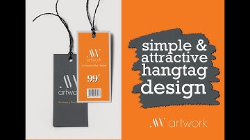 How To Tag Design in Illustrator | Hang Tag Design Tutorial | Clothing Labels Tag design | Price Tag