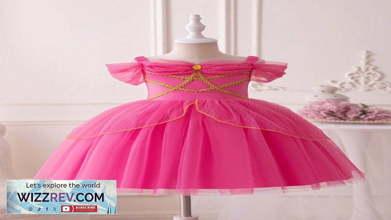 SHEIN Glamorique Kids Young Girl's Mesh & Ribbon Patchwork Off-Shoulder Cami Princess Review