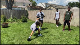 Backyard Boxing Match *MUST WATCH* #GlovesUpGunsDown