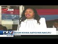 Gavana Susan Kihika awahutubia wananchi wa kaunti ya Nakuru