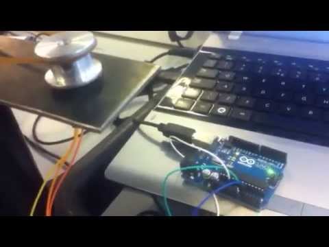 Pulley system and rotary encoder with arduino - YouTube