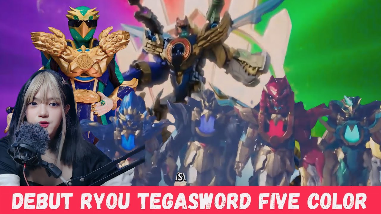 What Color Is Ryou AKHIRNYA GATTAI !! DEBUT RYOU TEGASWORD FIVE COLOR! BAHAS GOZYUGER ...