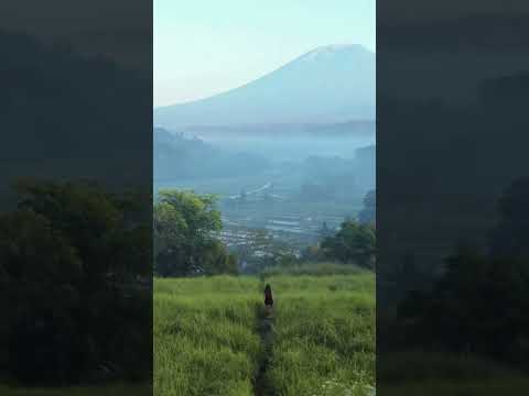A Beautiful Morning at Bukit Cinta with a View at Mount Agung