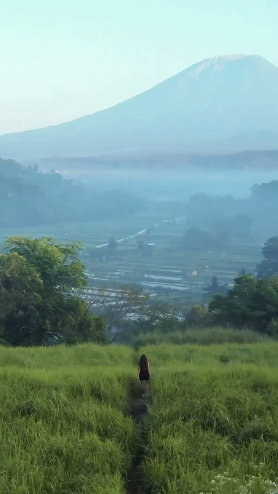 A Beautiful Morning at Bukit Cinta with a View at Mount Agung