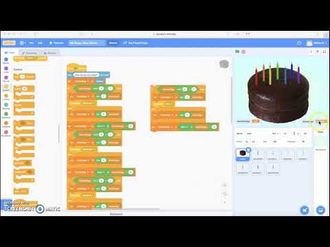 Scratch Binary Birthday Cake: Code Explained