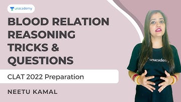 CLAT 2022 | Blood Relation Reasoning Tricks | CLAT Preparation | Analytical Reasoning | Neetu Kamal